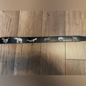 90s Leather Animal Belt